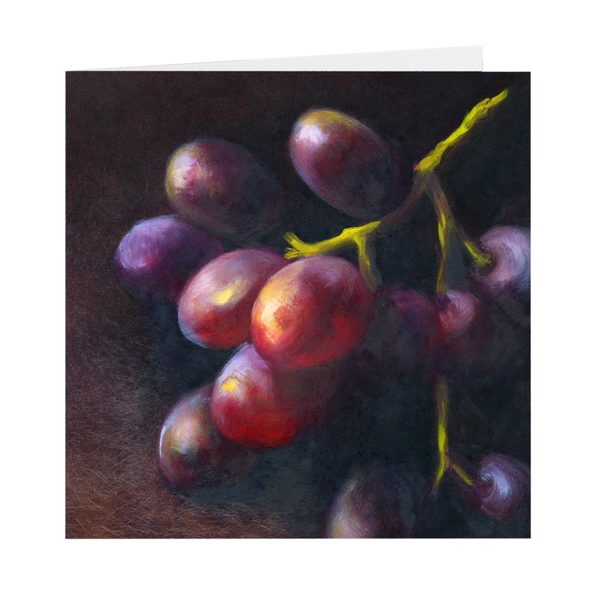 Wine Dark - Grapes Note Cards - Galleria Fresco