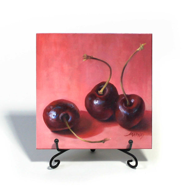 Cherry Trio : 5x5 inches - Galleria Fresco