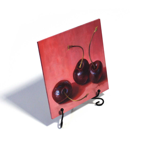 Cherry Trio : 5x5 inches - Galleria Fresco