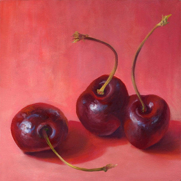 Cherry Trio : 5x5 inches - Galleria Fresco