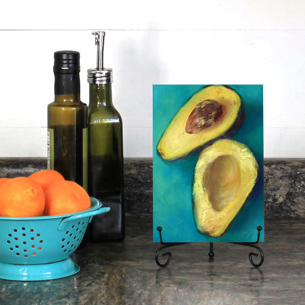 Avocado Twist : 5x7 inches - Galleria Fresco