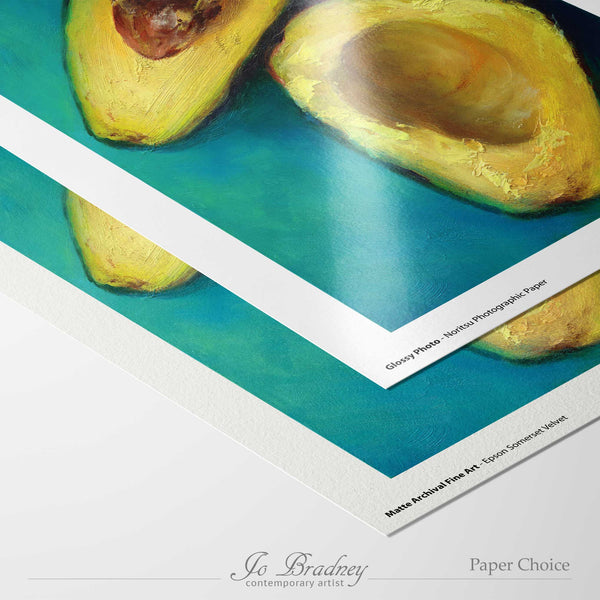 choose matte archival or gloss photo paper for your giclee art print