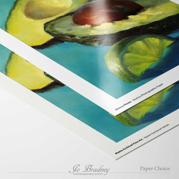 choose matte archival or gloss photo paper for your giclee art print