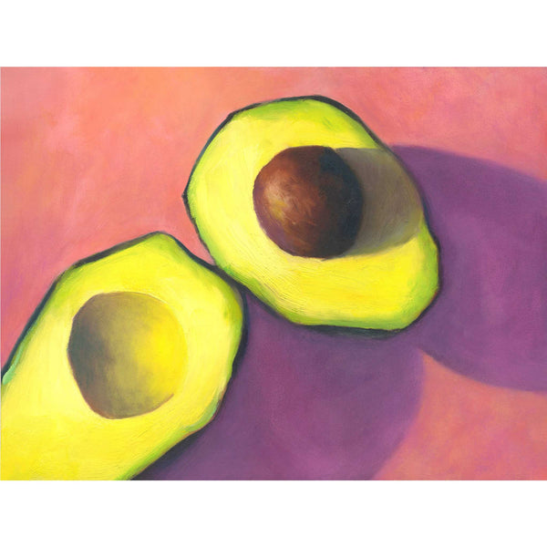 Afternoon Candy - bright Avocado archival giclee Art Print - fruit still life oil painting by Jo Bradney of Galleria Fresco