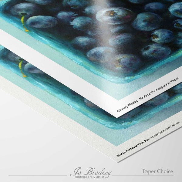 choose matte archival or gloss photo paper for your giclee art print