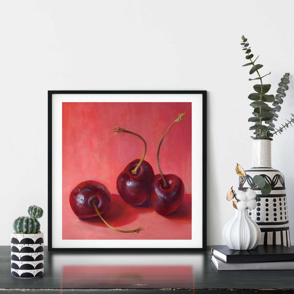 Cherry Trio - Art Print - Galleria Fresco