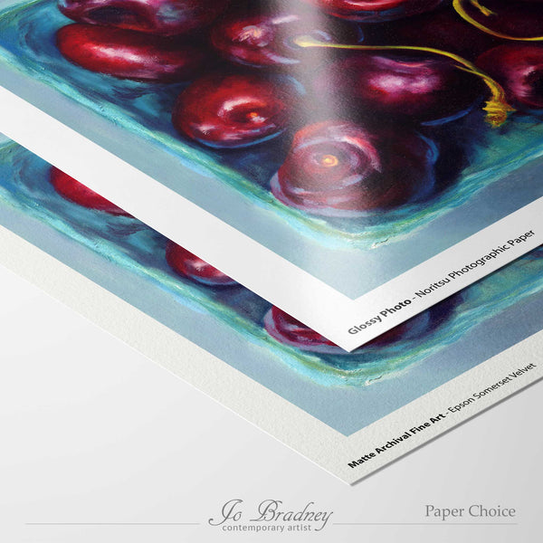 choose matte archival or gloss photo paper for your giclee art print