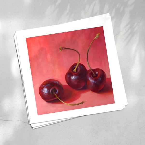 Cherry Trio - Art Print - Galleria Fresco