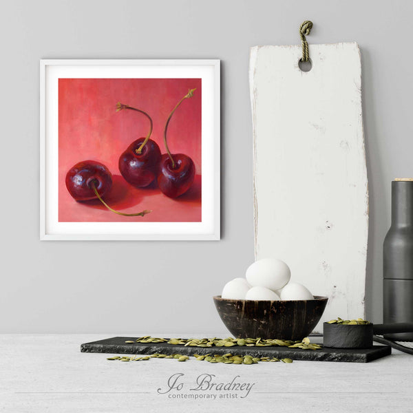 Cherry Trio - Art Print - Galleria Fresco