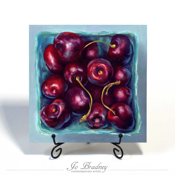 Cherry Jewel Box : 8x8 inches - Galleria Fresco