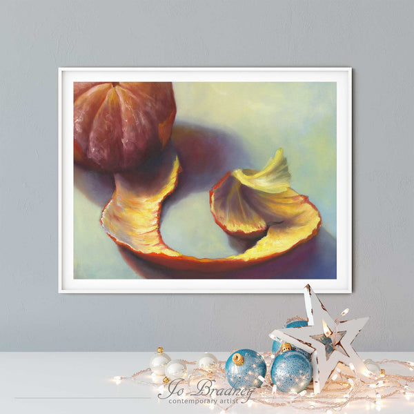 Unwinding Into Winter - Clementine Art Print - Galleria Fresco