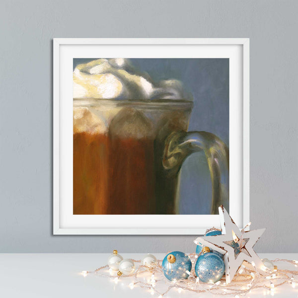 Winter's Splendor - Hot Chocolate Art Print - Galleria Fresco