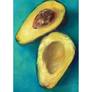 Avocado Twist : vegetable still life oil painting : $145 Free Shipping –  Galleria Fresco