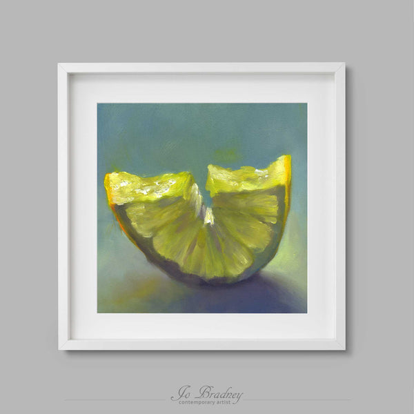 Just Add Ice - Lemon Art Print - Galleria Fresco