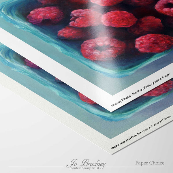 choose matte archival or gloss photo paper for your giclee art print