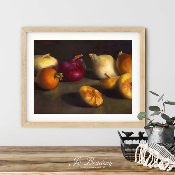 Red Onion, Center Stage - Art Print - Galleria Fresco