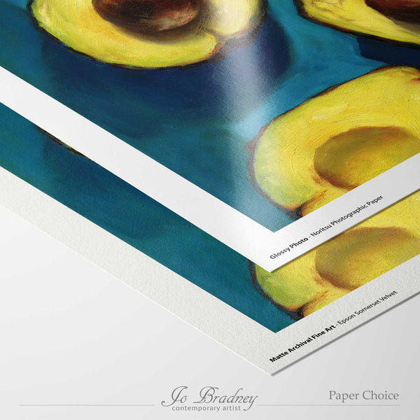 choose matte archival or gloss photo paper for your giclee art print