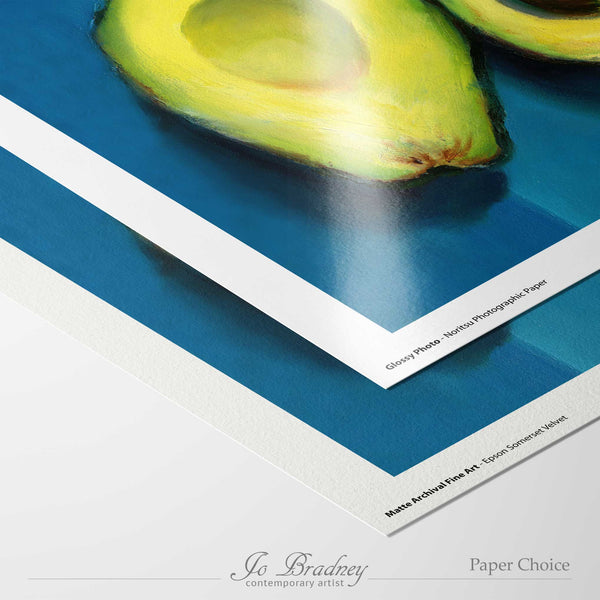 choose matte archival or gloss photo paper for your giclee art print