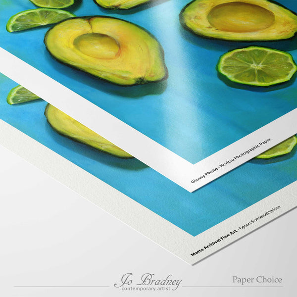 choose matte archival or gloss photo paper for your giclee art print