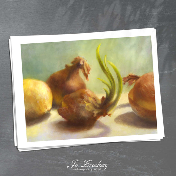 Flourish - Onion Art Print - Galleria Fresco