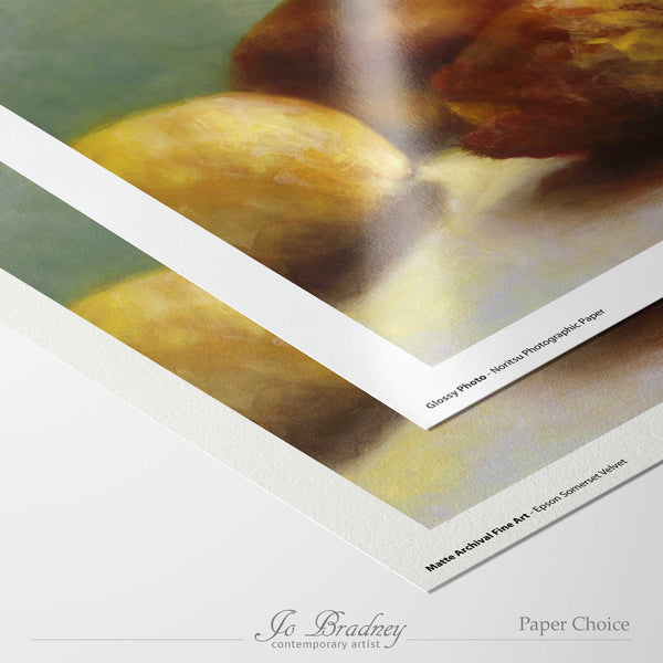 choose matte archival or gloss photo paper for your giclee art print